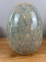 Royal Haeger Hickman Early Mauve Agate 7.5" x 5.5" Ball Vase Gorgeous Glazes