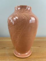 Franciscan Catalina Pottery Encanto Art Ware Coral/Grey #620 Vase