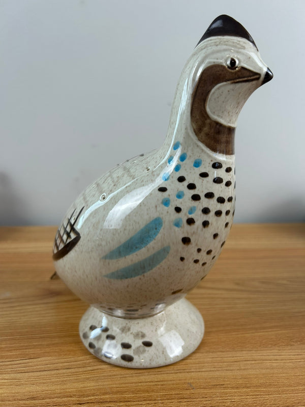 Red Wing Art Pottery Vintage Bob White Pheasant Hors D'Oeuvres Holder