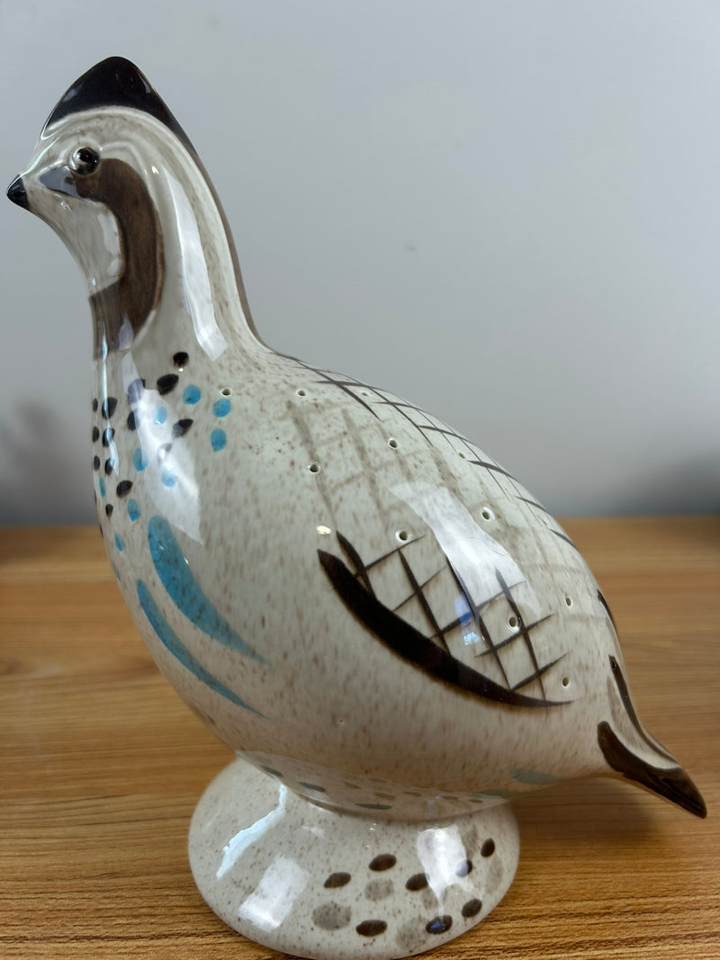 Red Wing Art Pottery Vintage Bob White Pheasant Hors D'Oeuvres Holder