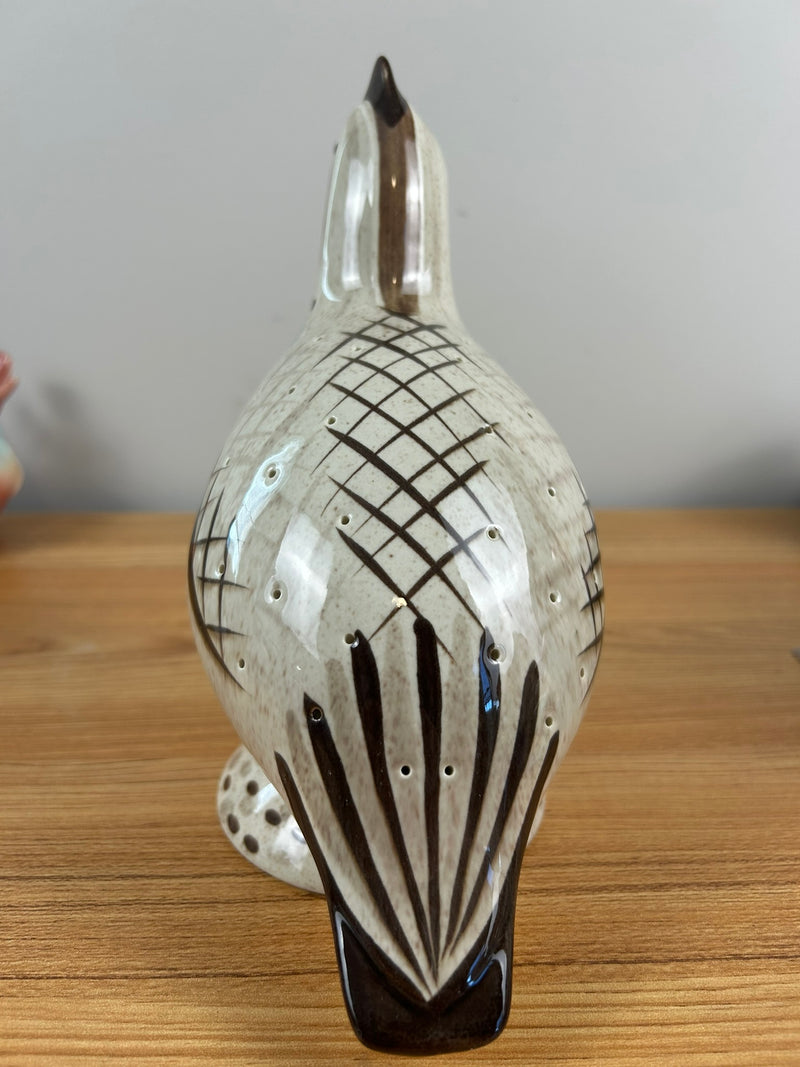 Red Wing Art Pottery Vintage Bob White Pheasant Hors D'Oeuvres Holder