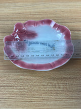 Royal Copely Art Pottery Pink "Old Friends Wear Well" Nut Candy Bowl