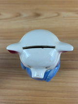 Royal Copely Art Pottery  6" Ceramic Pink Figural Pig Piggy Bank Small Chip