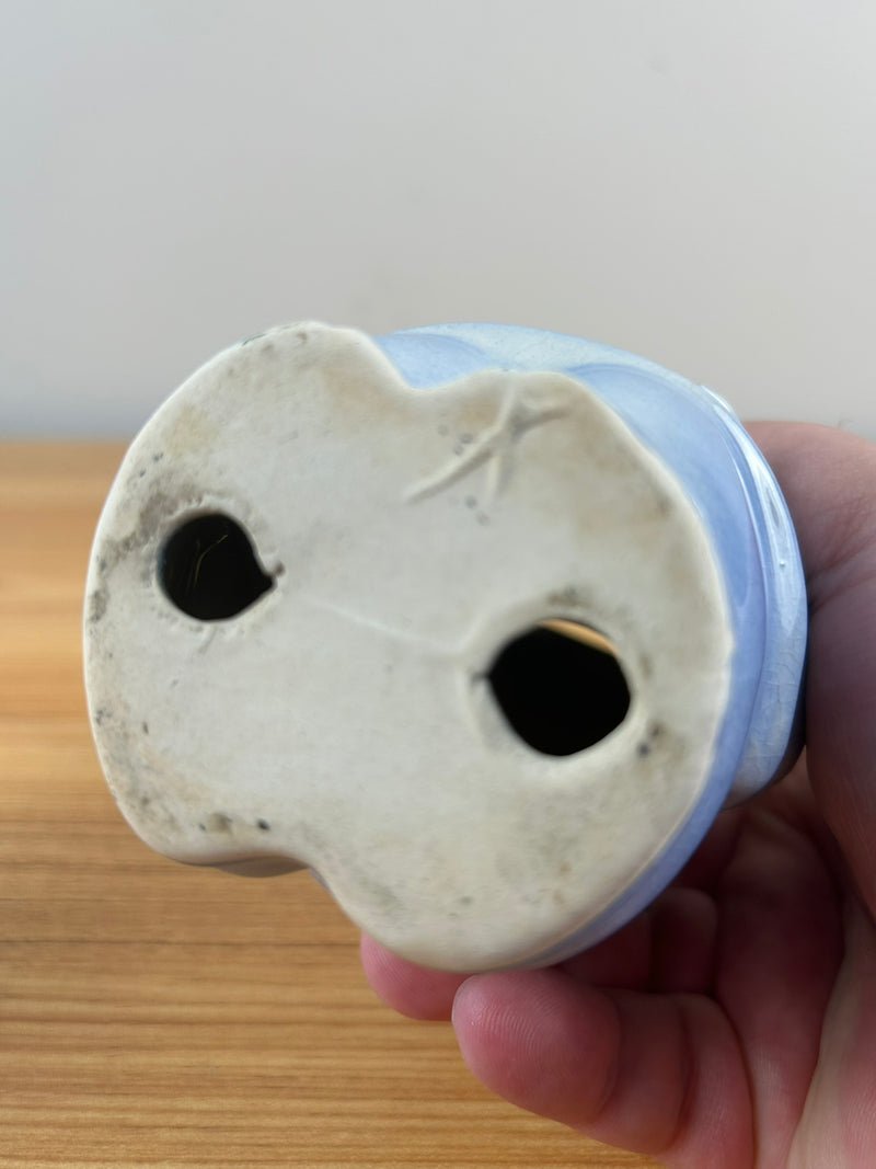 Royal Copely Art Pottery  6" Ceramic Pink Figural Pig Piggy Bank Small Chip