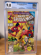 Amazing Spider-Man #343 (Marvel Comics 1991) CGC Graded 9.8 WHITE PAGES CARDIAC