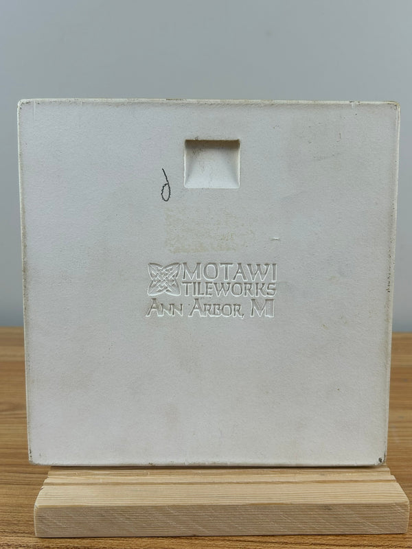 Motawi Tileworks Frank Lloyd Wright  Art Pottery Brown Montrose 8X8 Tile