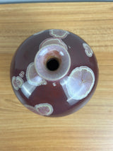 “Manka” John Mankameyer 1933-2015 Vase 2014 AU-5 Red Crystalline Glaze 5.5"