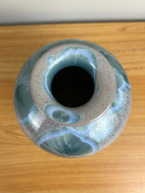 “Manka” John Mankameyer 1933-2015 Vase 2013 AP-10 Blue Crystalline Glaze 7"