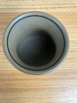 Hjorth Bornholm 1930's Antique Pottery Denmark small pot STAG MARK fruit motif