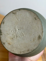 PISGAH FOREST CAMEO POTTERY PITCHER GREEN GLAZE ART POTTERY 1950