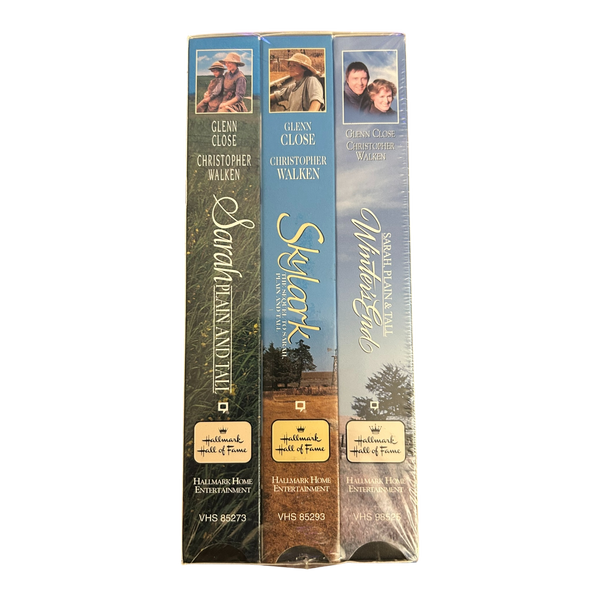 Sarah Plain and Tall Trilogy VHS 1999 3 VHS in Box Hallmark Brand New & Sealed