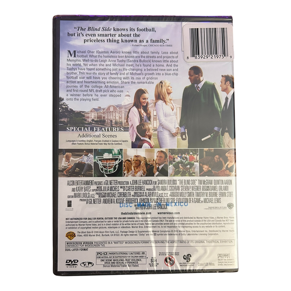 The Blind Side DVD Brand New Sealed 2009 Sandra Bullock
