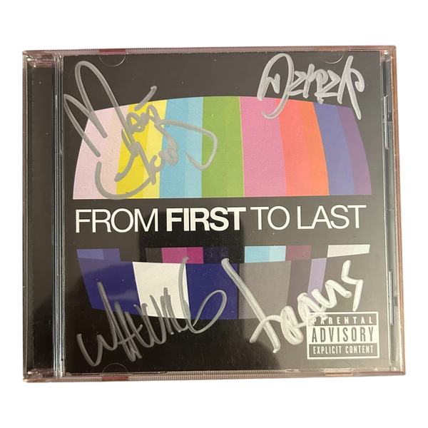 FROM FIRST TO LAST (2008) - Compact Disc CD - Signed By Band