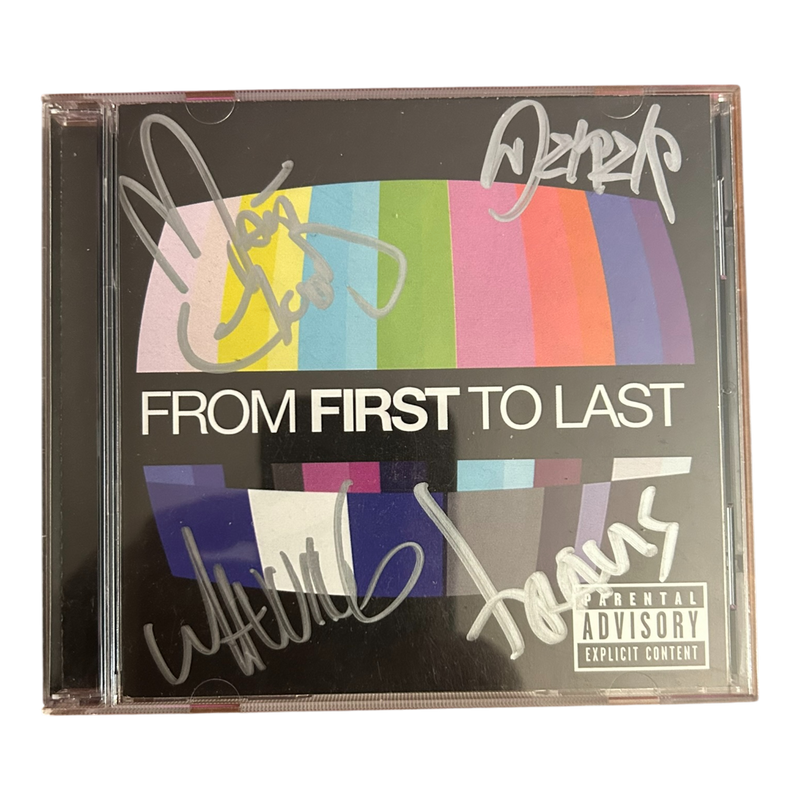 FROM FIRST TO LAST (2008) - Compact Disc CD - Signed By Band