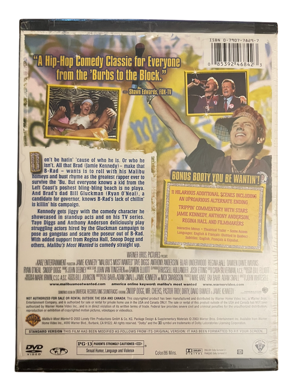 Malibu's Most Wanted (DVD, 2003) Sealed Fullscreen