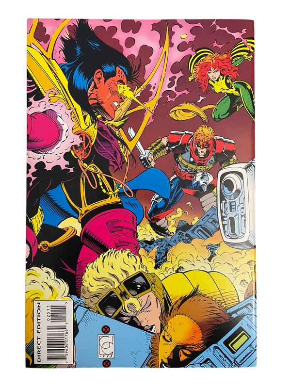 X-Force #25 Direct Comic Marvel 1993 Fatal Attractions Hologram Cover Capullo