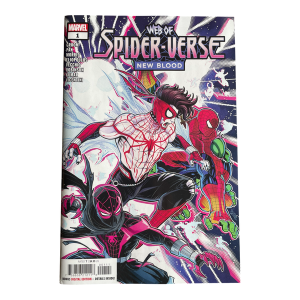 WEB OF SPIDER-VERSE NEW BLOOD #1 COVER A 1ST PRINT MARVEL 2025